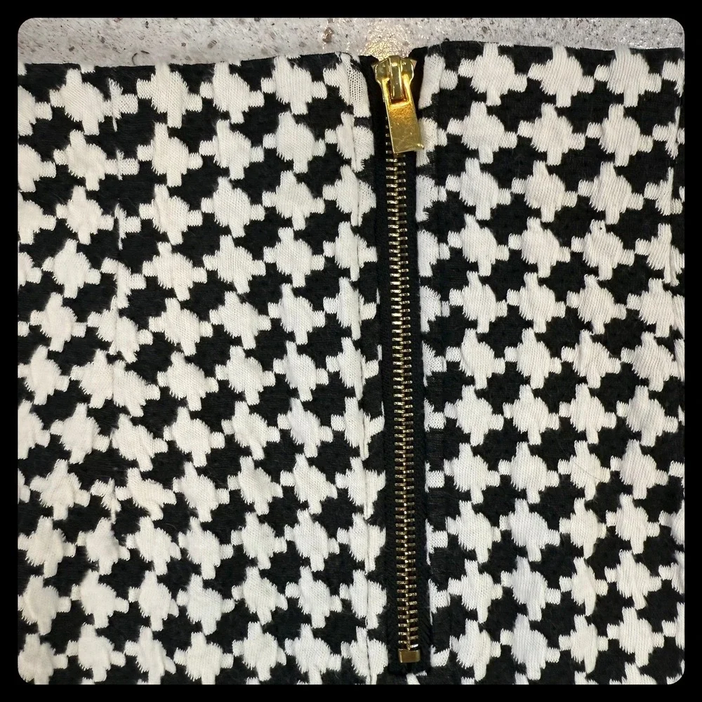 Philosophy Republic Houndstooth Pencil Skirt Y2K 2010's Business Casual Bodycon‎ - Picture 3 of 7